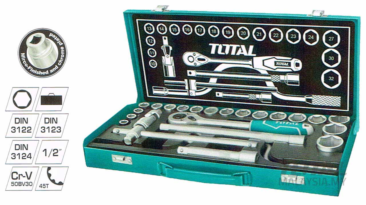 THTCS121081 108 Pcs Tool Chest Set | TOTAL Tools Malaysia