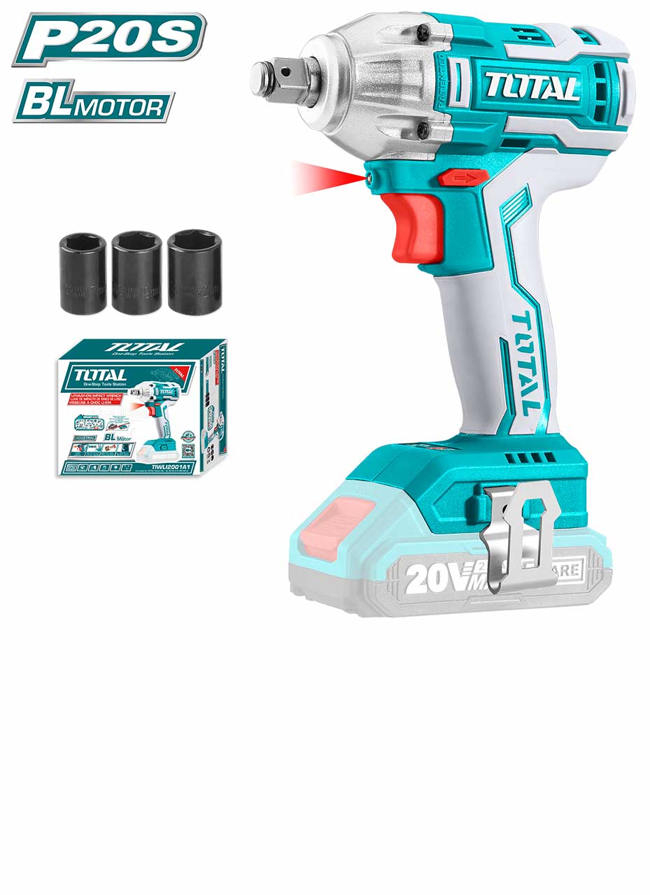 Tiwli TIWLI20010 Li-ion Cordless Impact Wrench | TOTAL Tools Malaysia