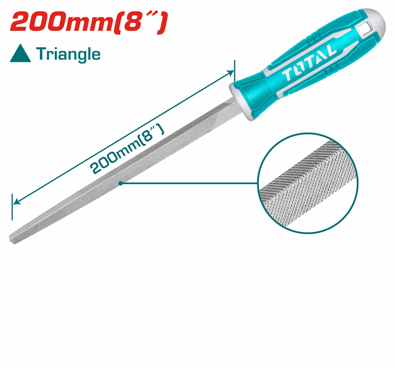 Triangle Hand File TOTAL Tools Malaysia