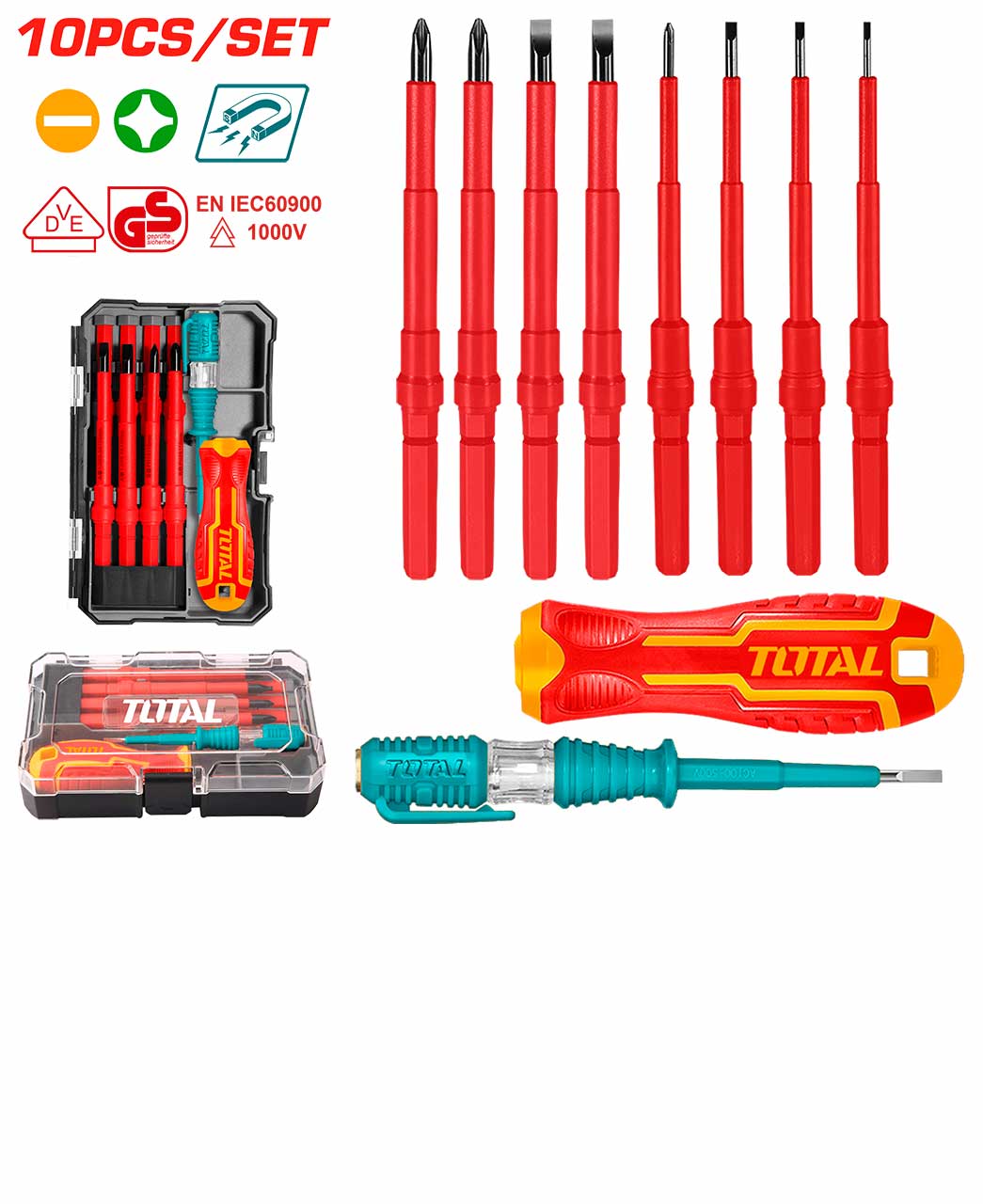 THKITH4101 41 Pcs Insulated Hand Tools Set | TOTAL Tools Malaysia