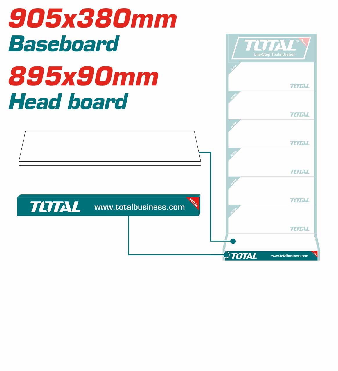 PMST02D Baseboard & Headboard | TOTAL Tools Malaysia