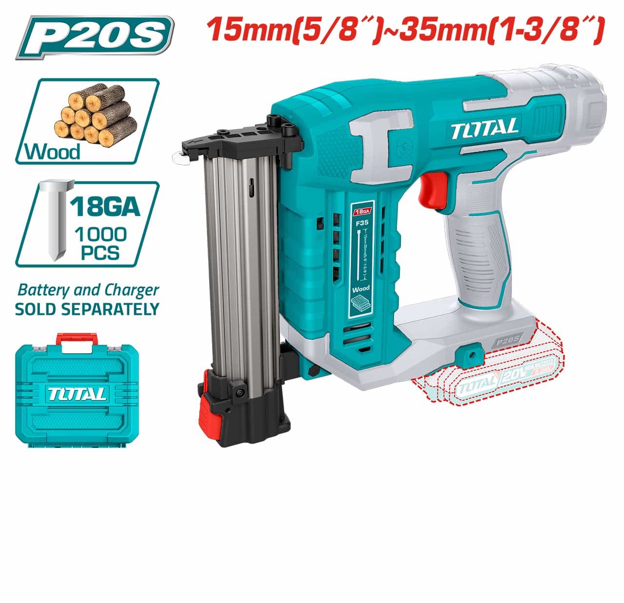 TCBNLI3505 Li ion Brad Nailer TOTAL Tools Malaysia tcbnli3505-li-ion-brad-nailer-total-tools-malaysia
