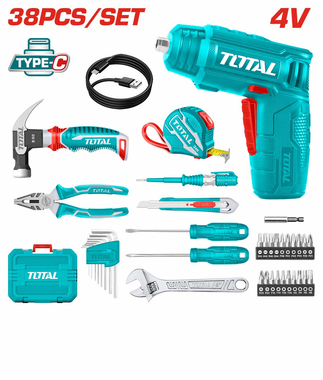 TIDLI1228 Li-ion Cordless Impact Drill | TOTAL Tools Malaysia